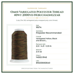 Product Specifications – Omni Variegated Polyester Thread 40wt 2000yd Nebuchadnezzar