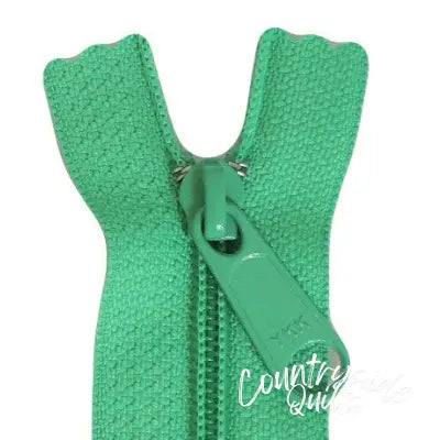 14in Mint Zipper Closed End