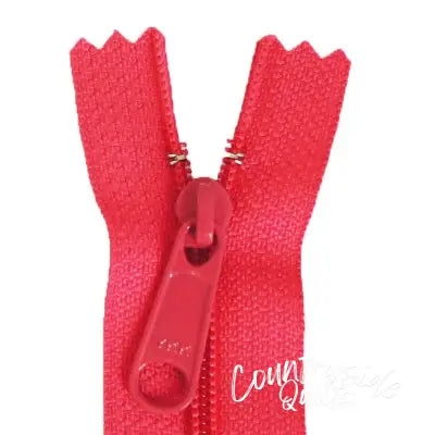 14in Punch Zipper Closed End