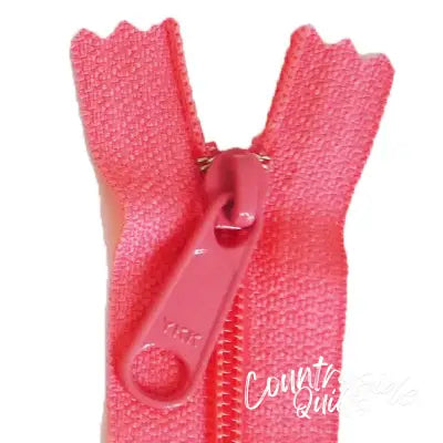 14in Salmon Zipper Closed End