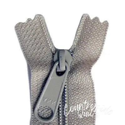 14in Tan Zipper Closed End