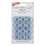 Super Bobs MasterPiece Cotton 80yd Prewound Bobbins 12ct Class 15 Baby Jeffy