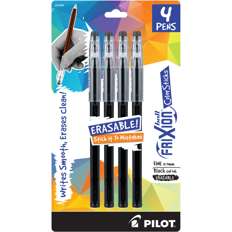 Frixion Colorsticks Black 4pk