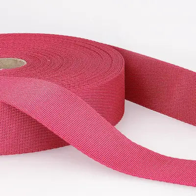15mm Polyester Webbing in Fuschia