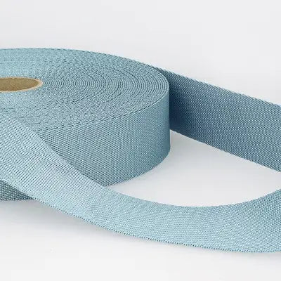15mm Polyester Webbing in Light Blue