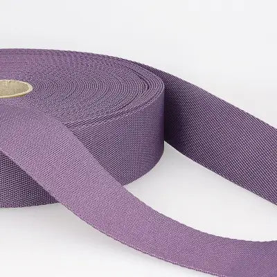 15mm Polyester Webbing in Purple