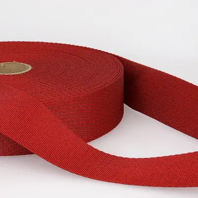 15mm Polyester Webbing in Red