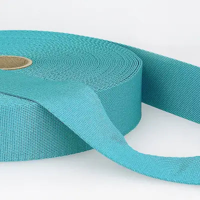 15mm Polyester Webbing in Turquoise