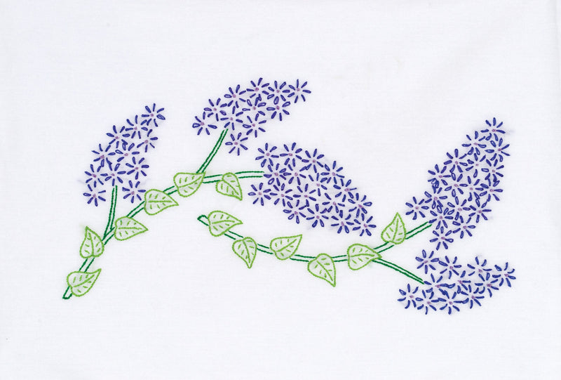 Perle Edge Pillowcases Lilacs