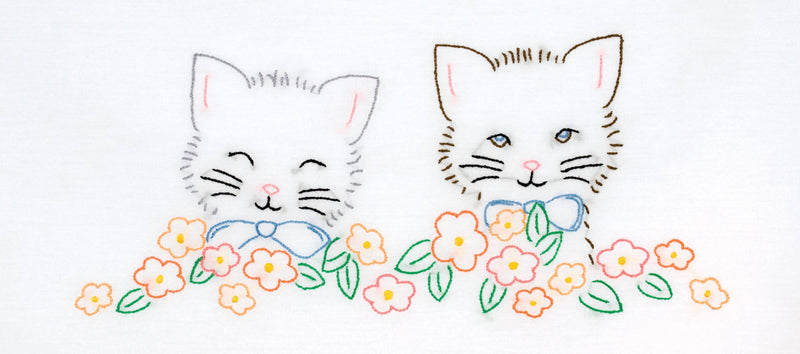 Kittens Perle Edge Pillowcases