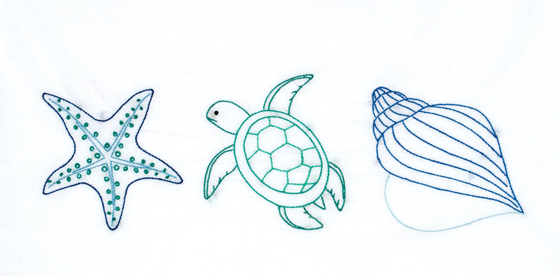 Beach Perle Edge Pillowcases