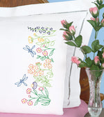 Dragonflies Perle Edge Pillowcases