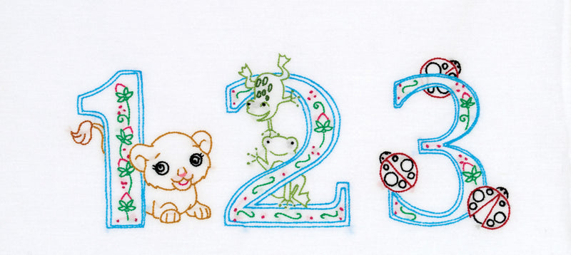 Numbers 1,2,3 Children'S Pillowcase