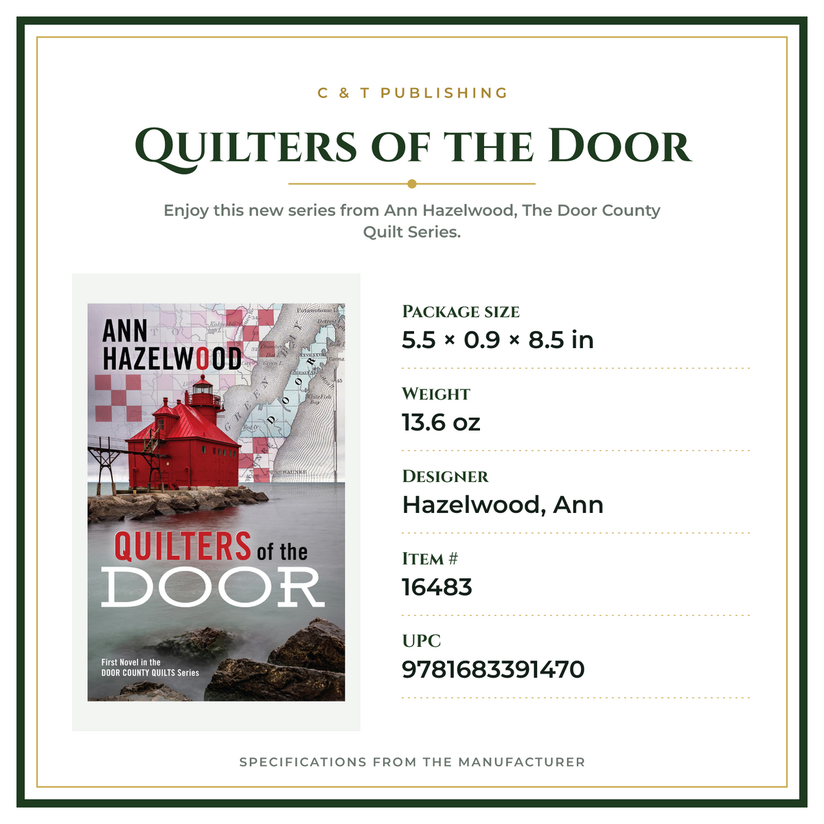 Product Specifications – Quilters of the Door