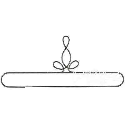 16in Heirloom Split Bottom Hanger Silver