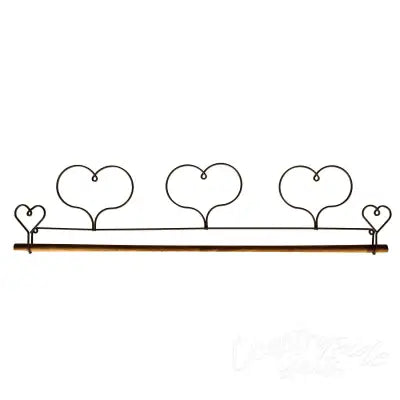16in Triple Heart Fabric Holder
