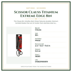 Product Specifications – Scissor Clauss Titanium Extreme Edge 8in