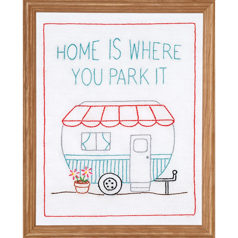 Happy Camper 11in X 14in Sampler