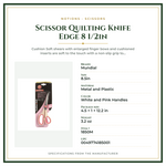 Product Specifications – Scissor Quilting Knife Edge 8 1/2in