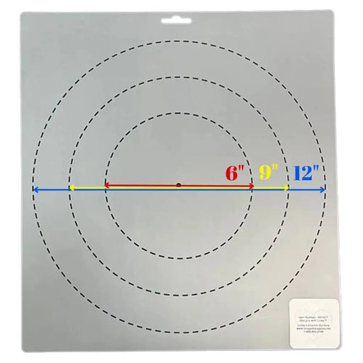1877 Circle 6’’/9’’/12’’ Stencil NA