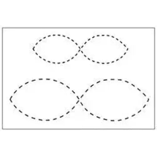 1879 Figure 8 3’’x10’’/5’’x14’’ Stencil NA