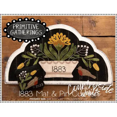 1883 Mat & Pin Cushion