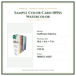 Product Specifications – Sample Color Card 1895s Watercolor