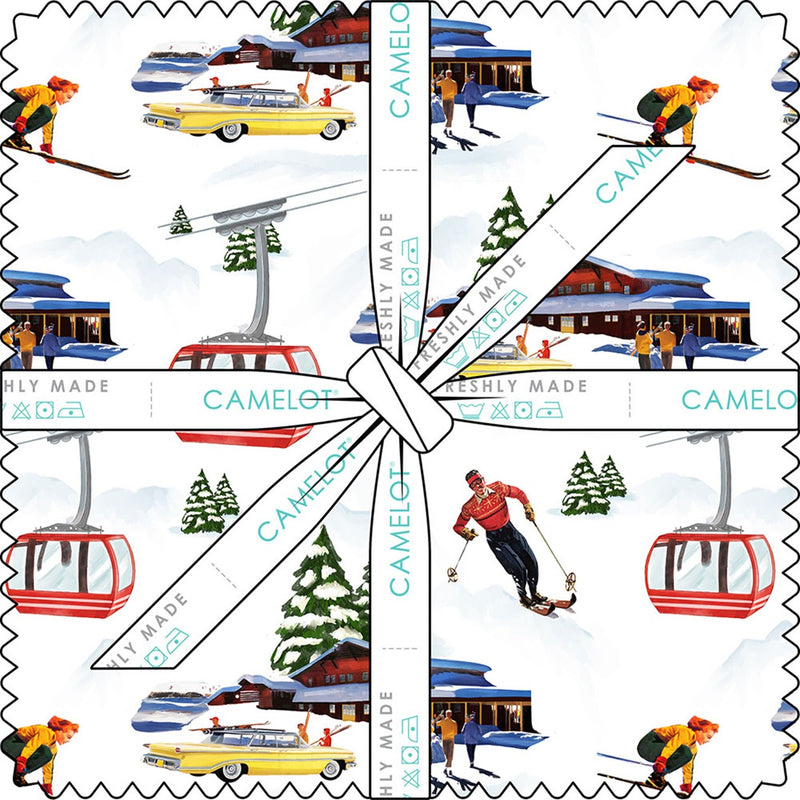 10in Squares Apres Ski, 42pcs/bundle