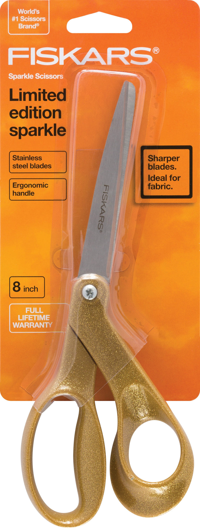 Premier 8in Bent Sparkle Scissors Gold