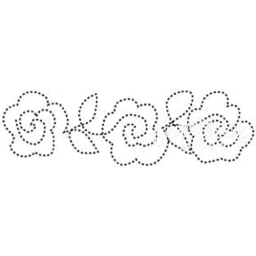 1954 Rose Vine 4’’x14’’ Stencil NA
