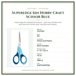 Product Specifications – Superedge 6in Hobby Craft Scissor Blue