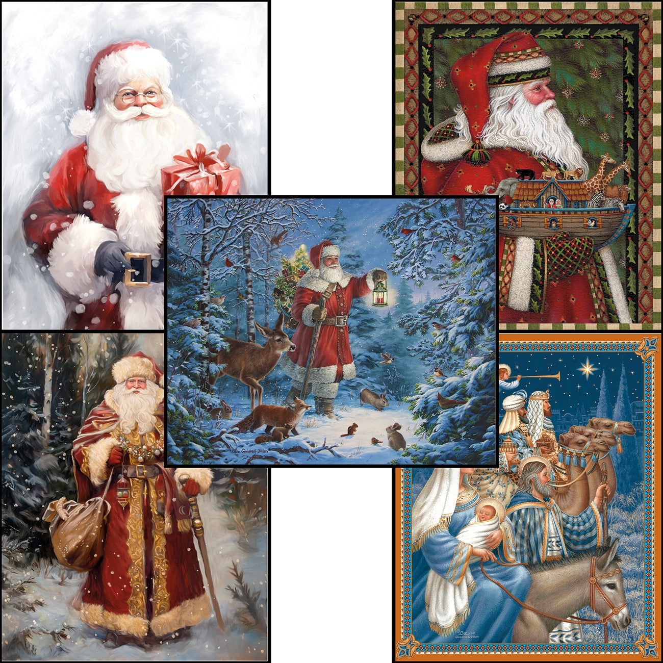 Picture a Christmas II Panel Bundle, 5 Pcs.
