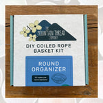 Coiled Rope Basket Kit Round Organizer