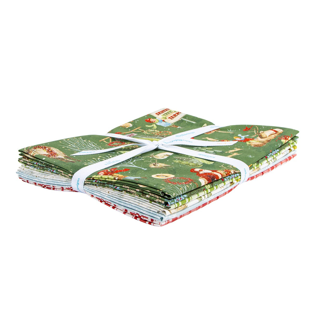 Santa's Tree Farm 1 Yard Bundle Forest, 6pcs