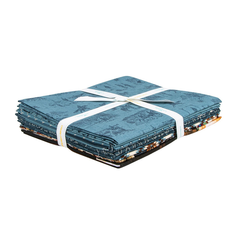 John Wayne American West 1 Yard Bundle Denim, 9 Pcs.
