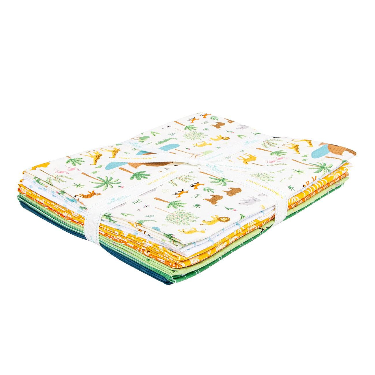 Two by Two 1 Yard Bundle Cream, 8 Pcs.