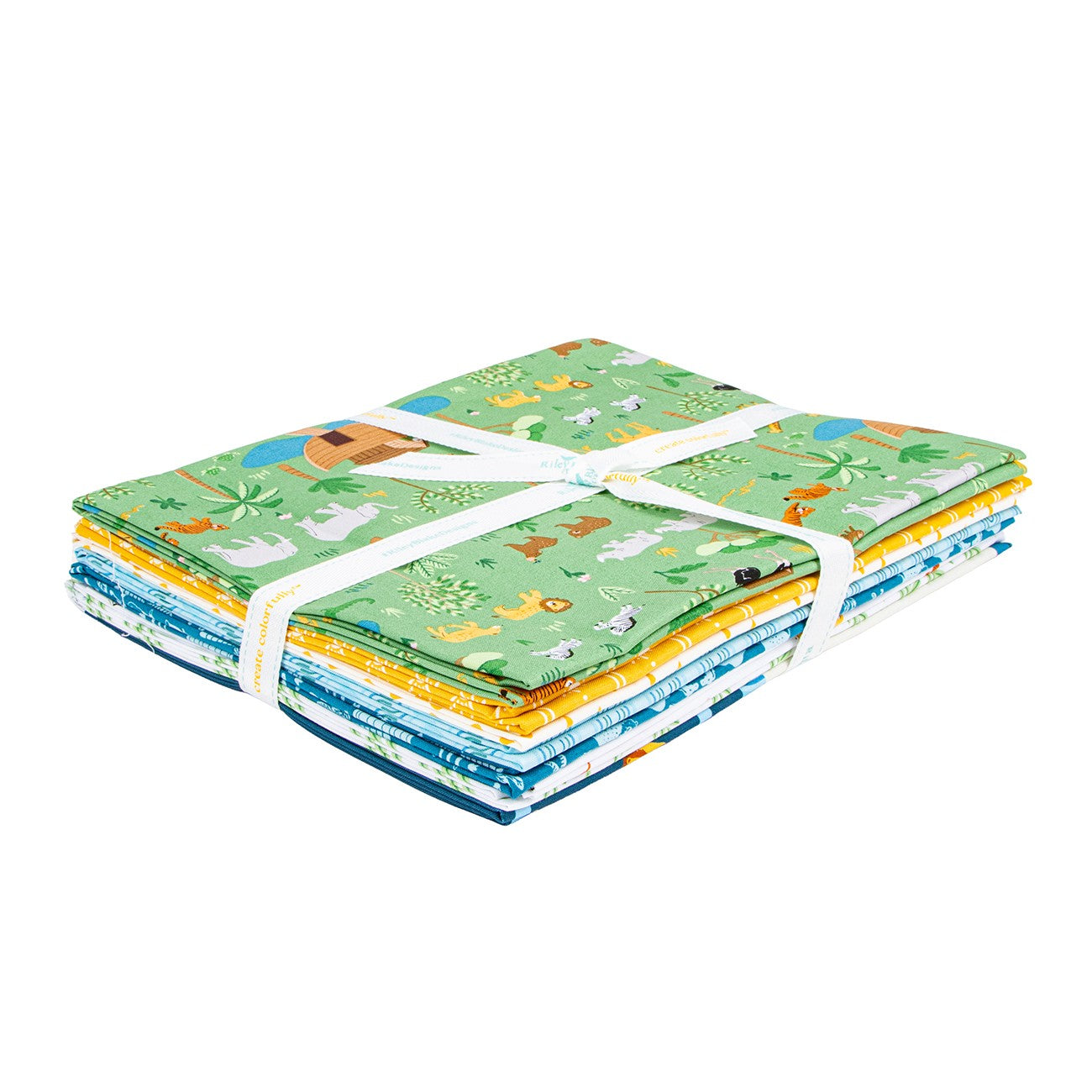 Two by Two 1 Yard Bundle Green, 8 Pcs.