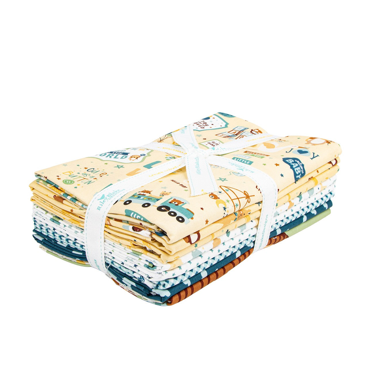 Baby Boy 1 Yard Bundle Yellow, 8 Pcs.