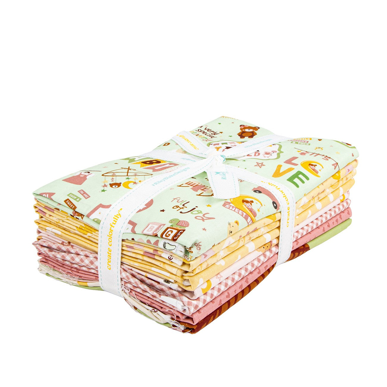 Baby Girl 1 Yard Bundle Mint, 8 Pcs.