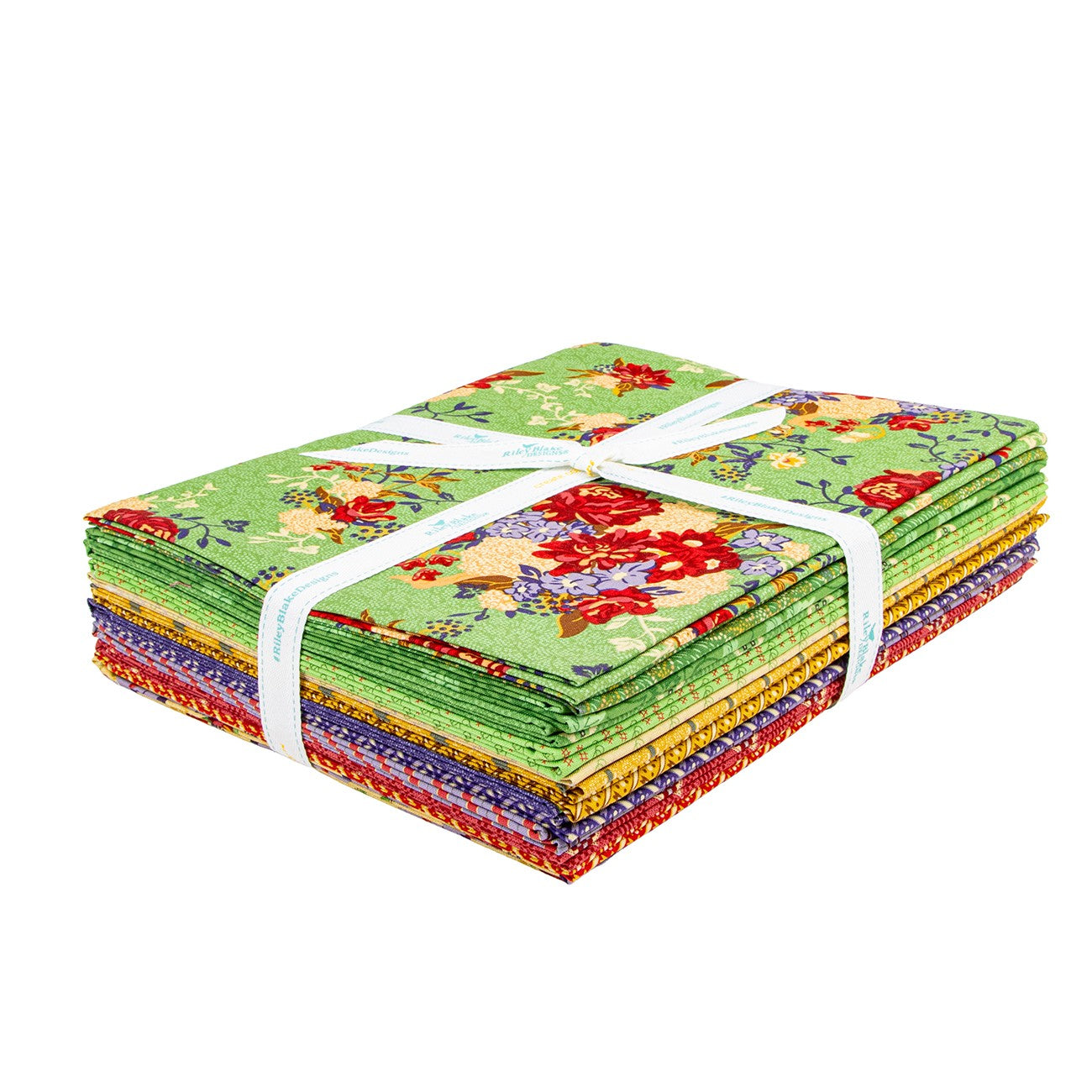 Vera's Garden 1 Yard Bundle Green, 14 Pcs.