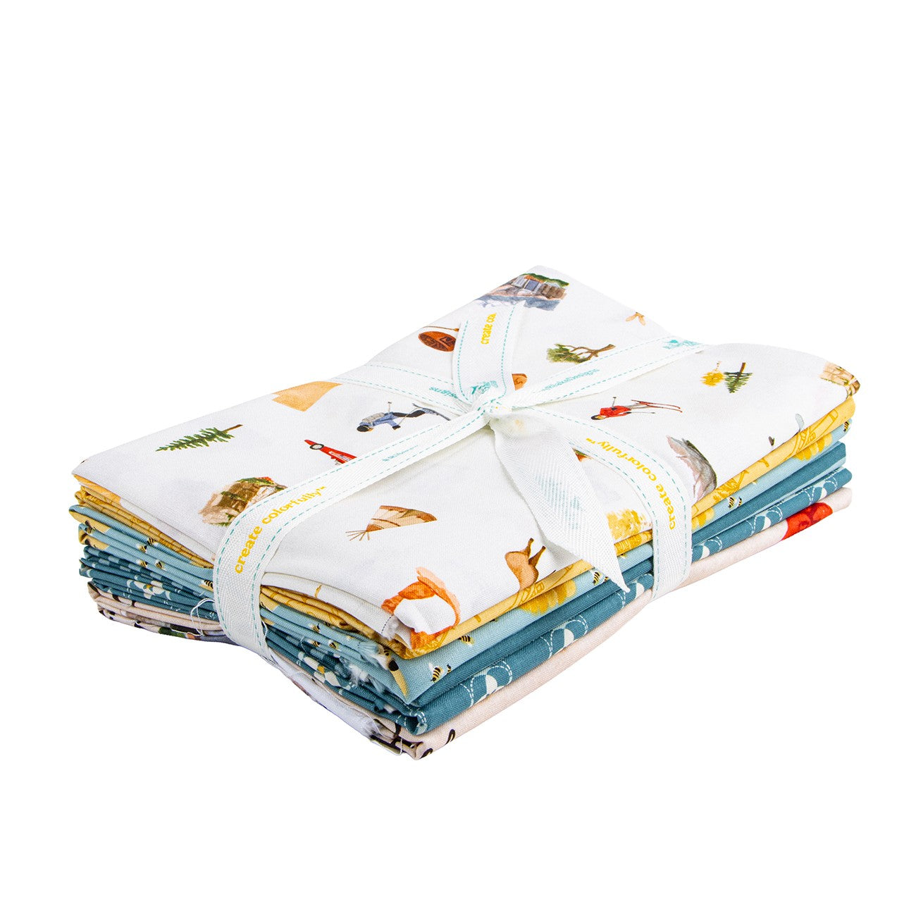 Utah 1 Yard Bundle Cream, 6pcs