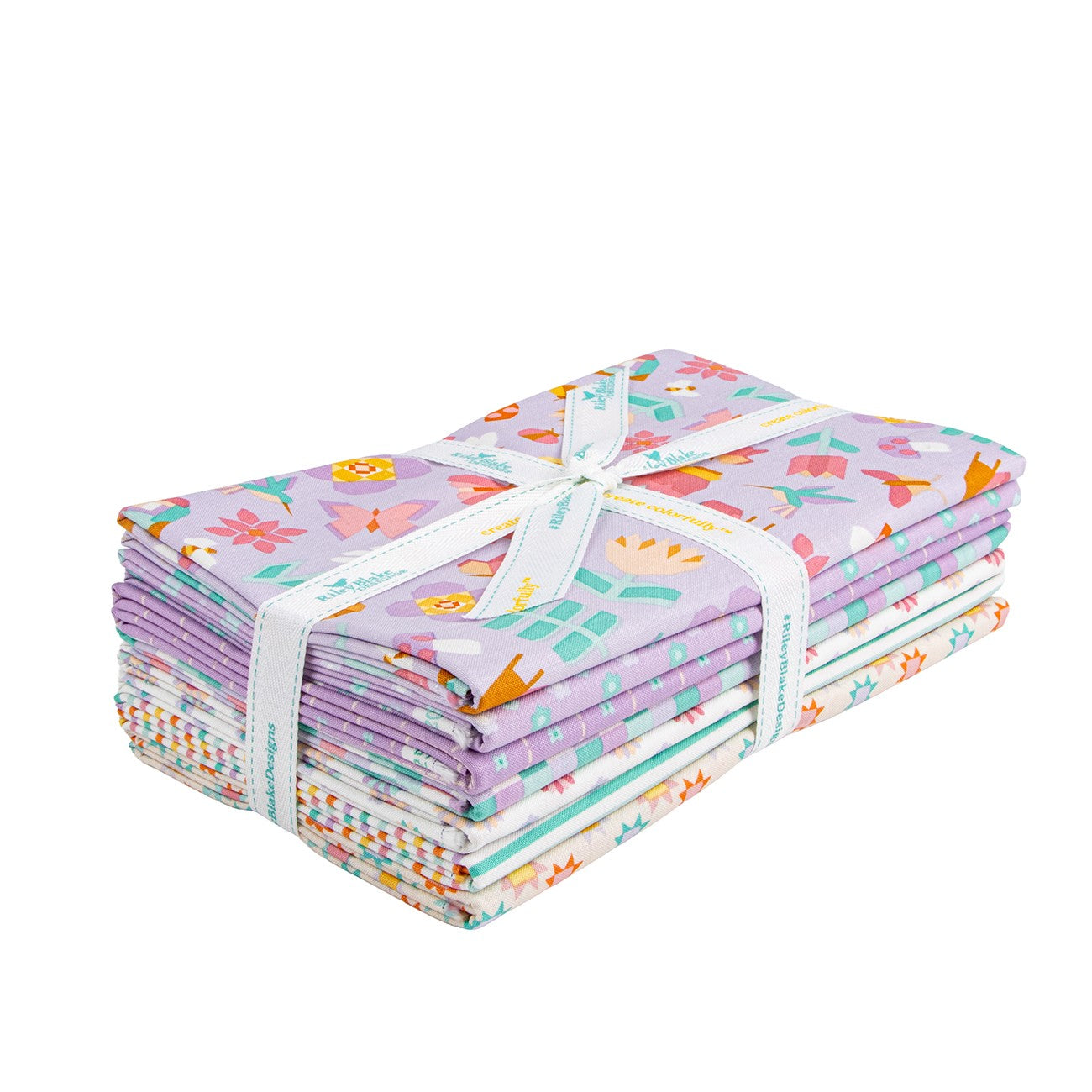 Patchwork 1 Yard Bundle Purple, 7pcs