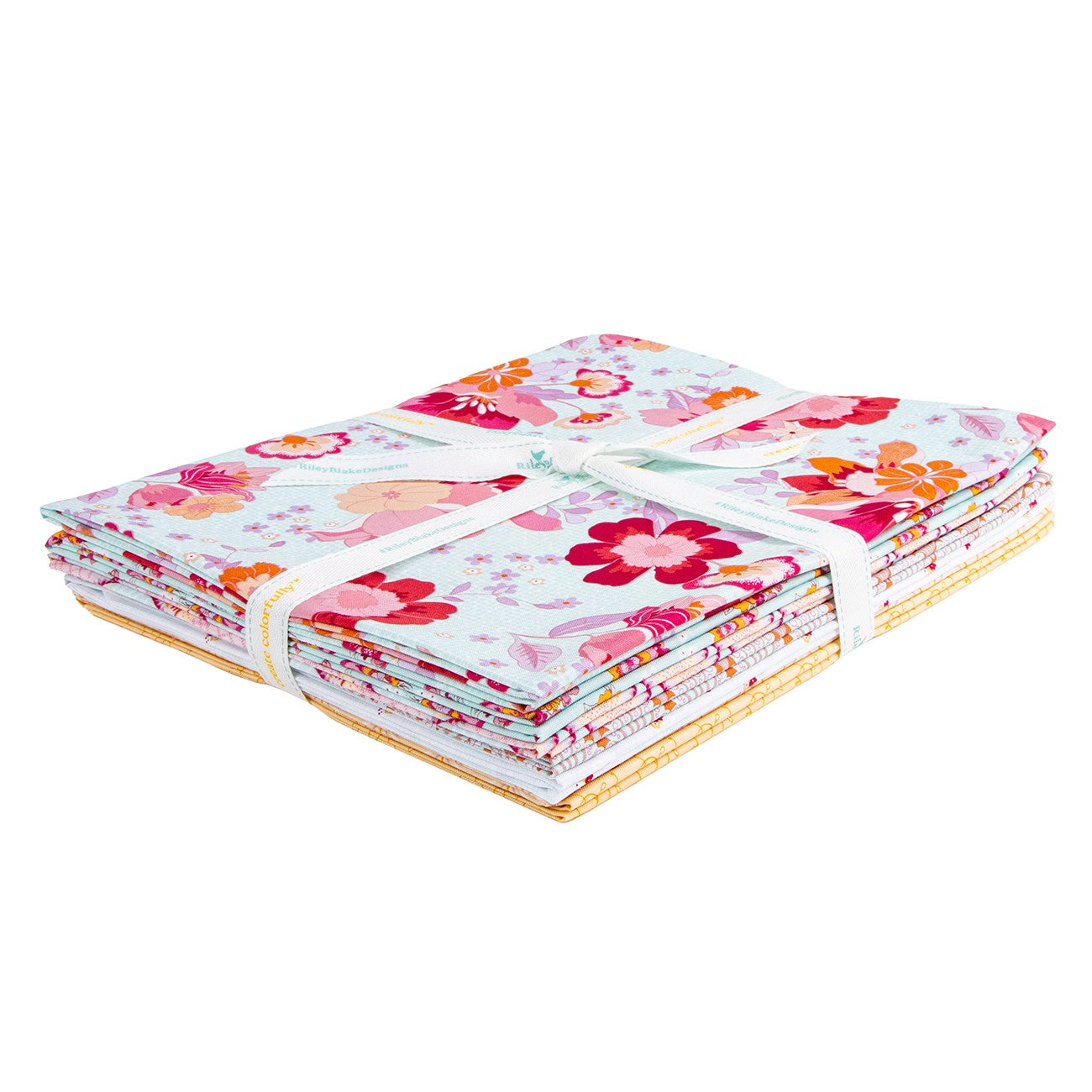 Flourish 1 Yard Bundle Aqua, 7pcs