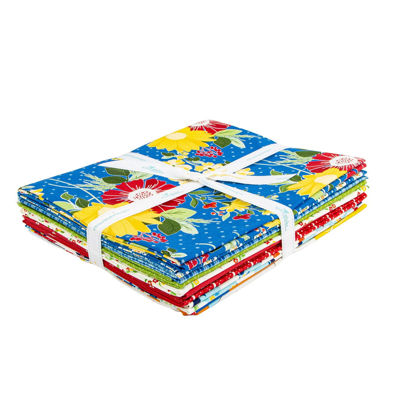 Summer's in Town 1 Yard Bundle Blue, 9pcs