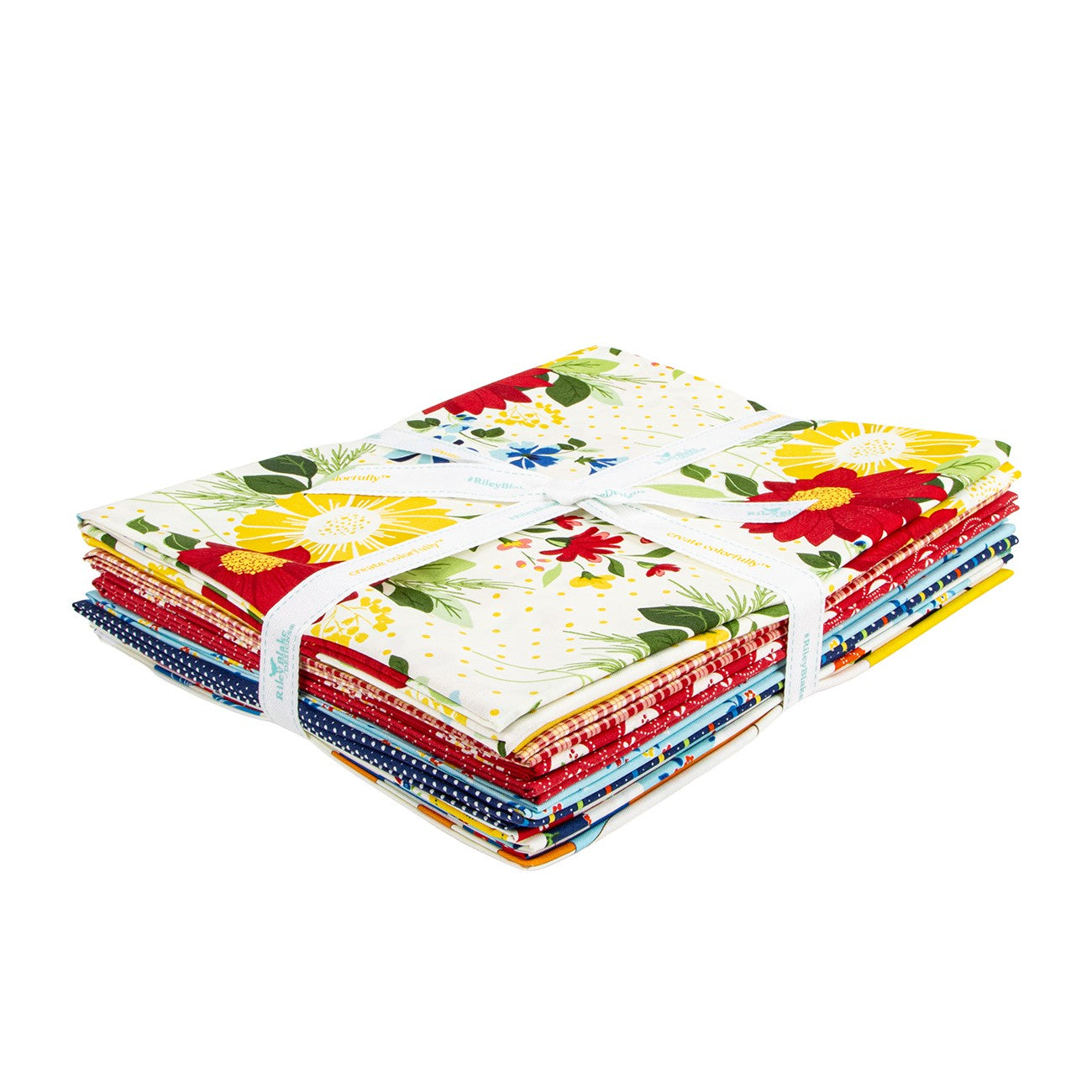 Summer's in Town 1 Yard Bundle Cream, 9pcs