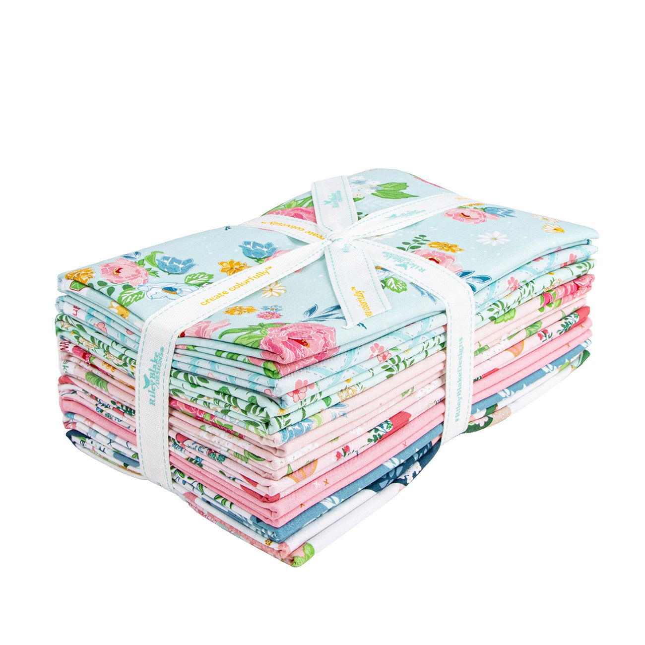 Correspondence 1 Yard Bundle Aqua, 9pcs