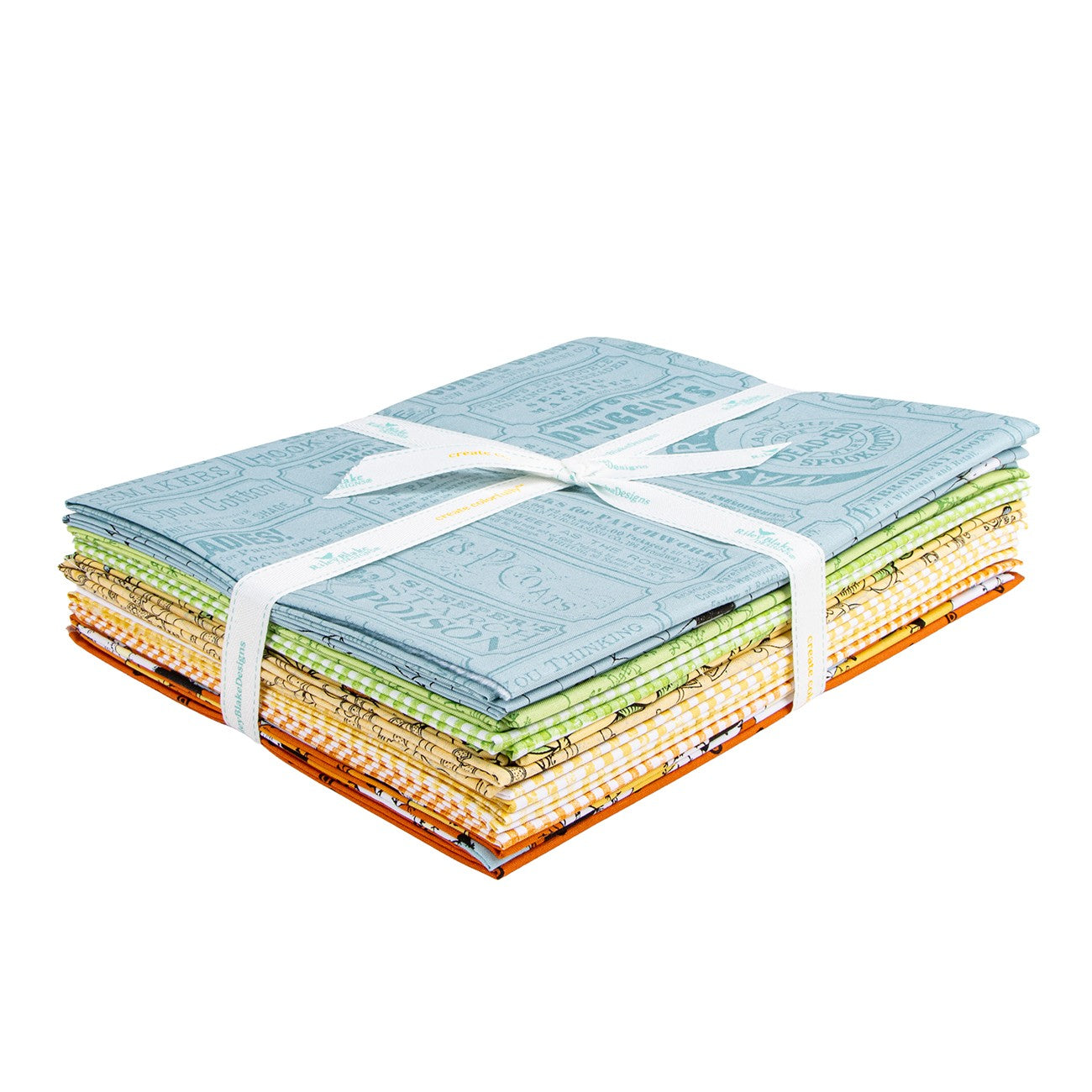 Scary Scraps 1 Yard Bundle Blue, 11pcs