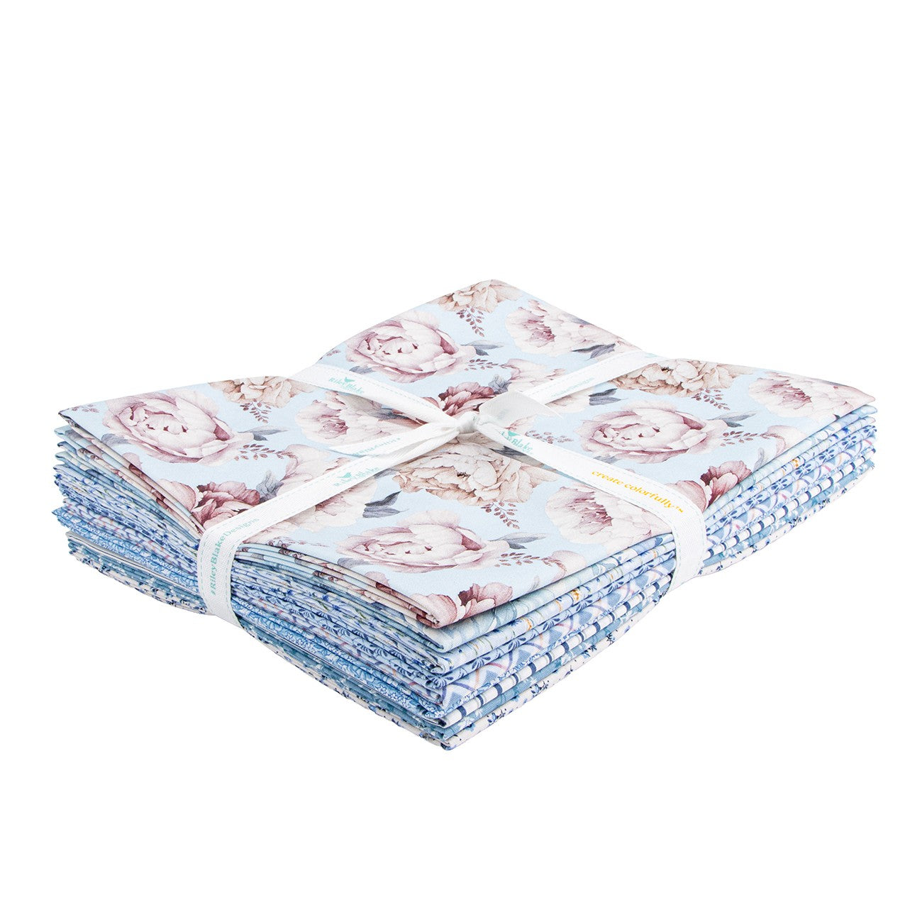 Daybreak on the Prairie 1 Yard Bundle Blue, 9pcs