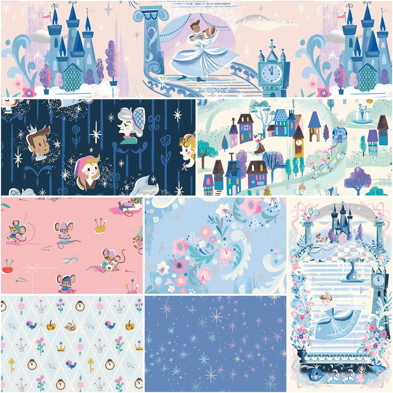 Wishes 1 Yard Bundle Ballerina, 8 Pcs.