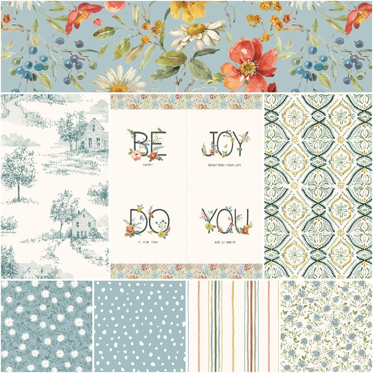 Blissful Moments 1 Yard Bundle Dream, 8pcs